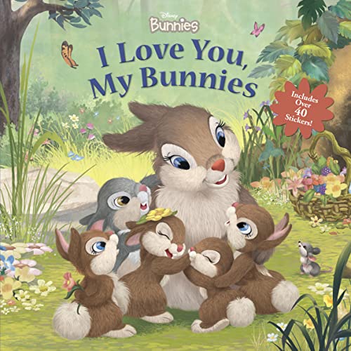 Disney Bunnies I Love You, My Bunnies Reissue with Stickers - 3459