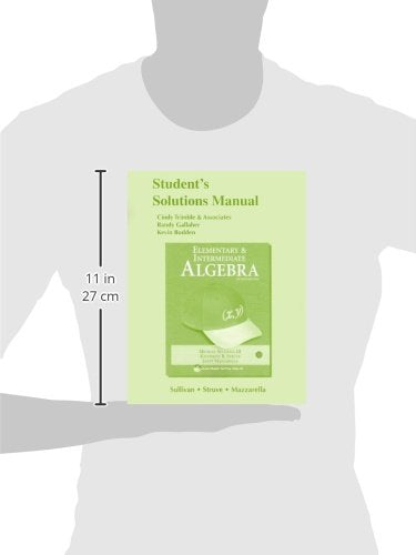 Student Solutions Manual for Elementary & Intermediate Algebra - 2223