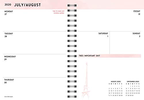 2021 C'est La F*cking Vie Planner: 17-Month Weekly Organizer (Get Shit Done Monthly, Includes Stickers, Thru December 2021) - 9245