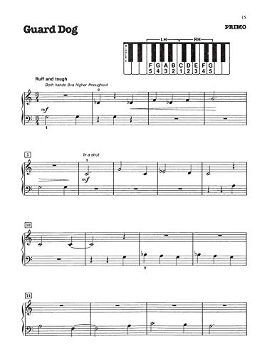 Duets for Dog Lovers: Early Elementary Duets for 1 Piano, 4 Paws - 4369