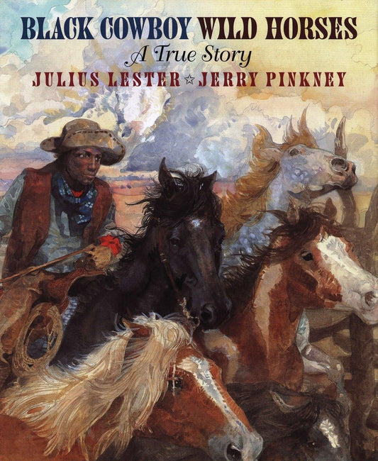 Black Cowboy, Wild Horses - 5067