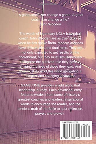 Game Time: A Coach's Devotional for Life and Leadership - 6568