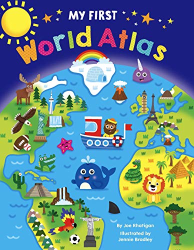 My First World Atlas - Padded Board Book - Educational - 8577