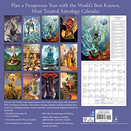 Llewellyn's 2021 Astrological Calendar: 88th Edition of the World's Best Known, Most Trusted Astrology Calendar - 4218