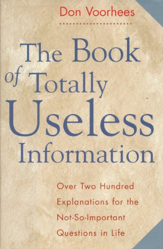 The Book of Totally Useless Information - 2274