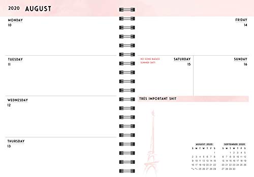 2021 C'est La F*cking Vie Planner: 17-Month Weekly Organizer (Get Shit Done Monthly, Includes Stickers, Thru December 2021) - 9245