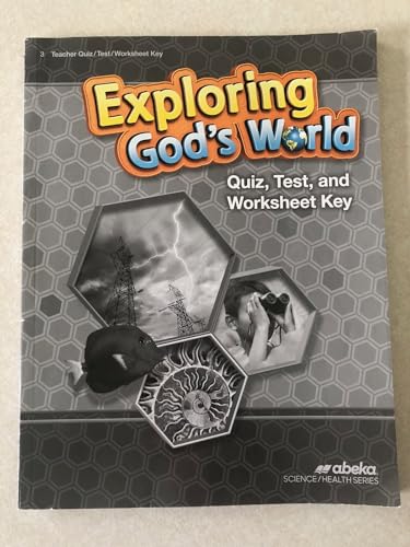 EXPLORING GOD'S WORLD - TEST/QUIZ/WORKSHEET KEY (57347) - 8809