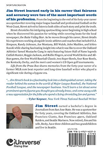 Life from the Press Box: Life From The Press Box: Forty years with the Mustache Gang, O.J. John Madden, The Big Unit, Sweet Lou, Junior Griffey and Ichiro . . . - 5210