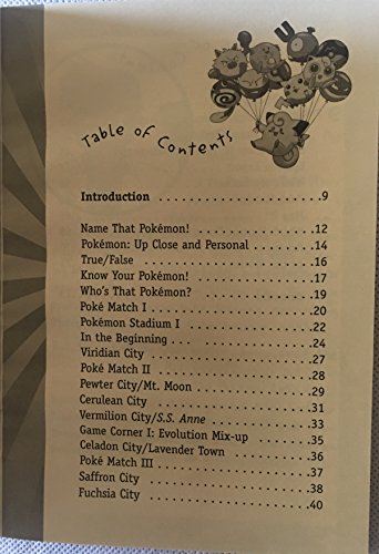 Pokemon: Pokemon Pop Quiz!: A Total Trivia and Test Your Knowledge Book: A Total Trivia And Test Your Knowledge Book! - 6714