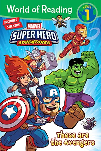 World of Reading Marvel Super Hero Adventures: These are the Avengers (Level 1) - 6858