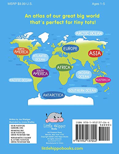 My First World Atlas - Padded Board Book - Educational - 8577