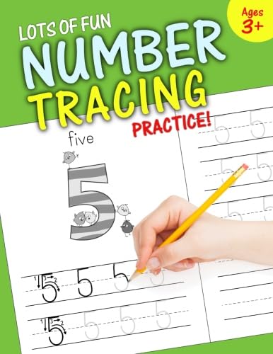 Lots of Fun Number Tracing Practice!: Learn numbers 0 to 20! - 7051