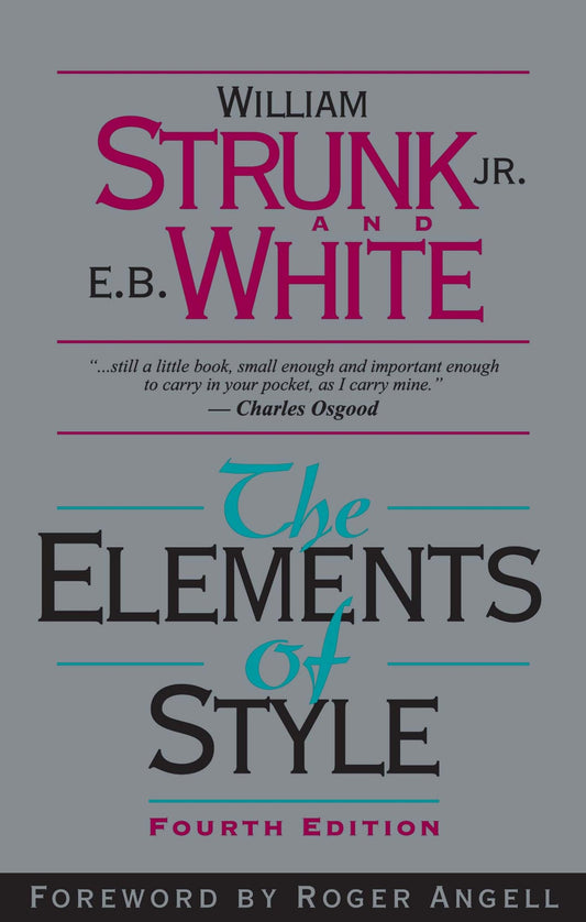 The Elements of Style, Fourth Edition