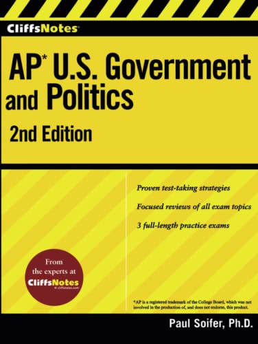 CliffsNotes AP U.S. Government and Politics 2nd Edition (Cliffs AP) - 9536