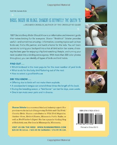 1001 Secrets Every Birder Should Know: Tips and Trivia for the Backyard and Beyond - 4751