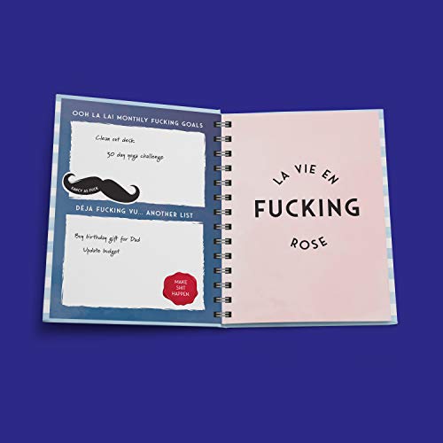 2021 C'est La F*cking Vie Planner: 17-Month Weekly Organizer (Get Shit Done Monthly, Includes Stickers, Thru December 2021) - 9245