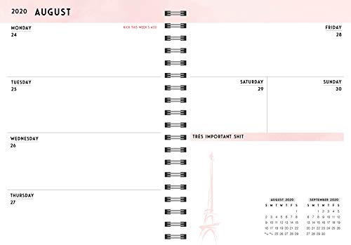 2021 C'est La F*cking Vie Planner: 17-Month Weekly Organizer (Get Shit Done Monthly, Includes Stickers, Thru December 2021) - 9245