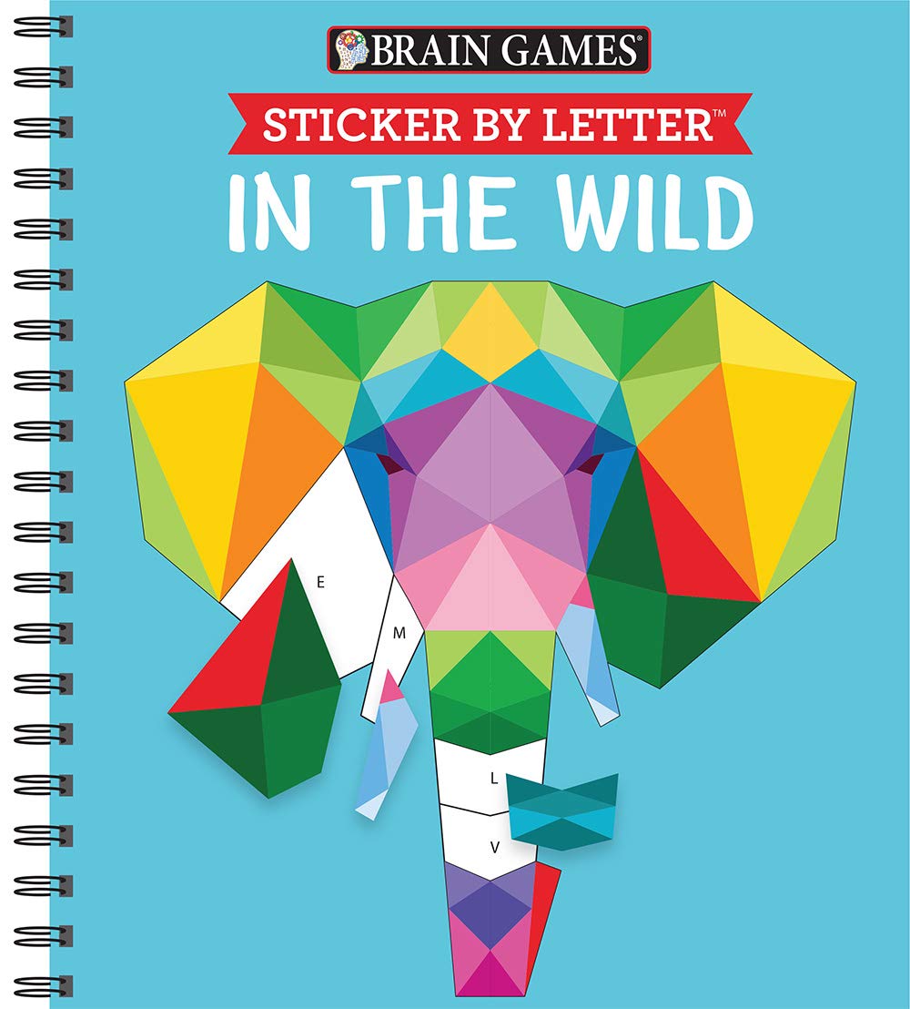 Brain Games - Sticker by Letter: In the Wild (Sticker Puzzles - Kids Activity Book) - 6574