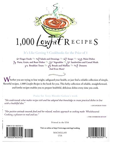 1, 000 Lowfat Recipes - 3319